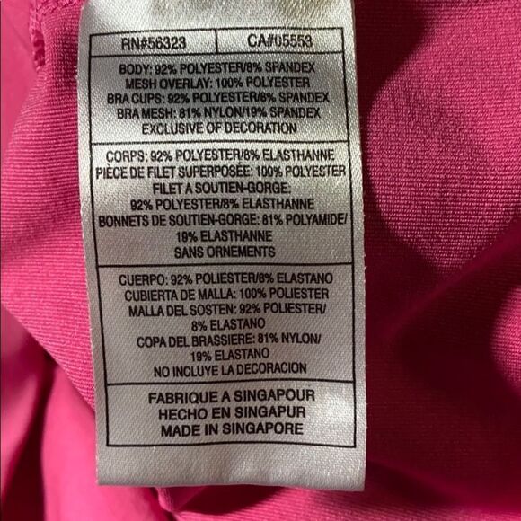 Nike Performance tank womens medium pink lime - Picture 5 of 7